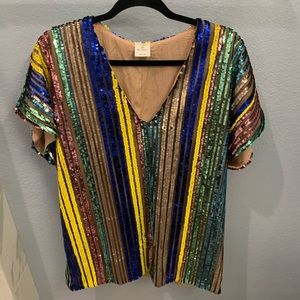 By Together Sequined Dress. Size L.